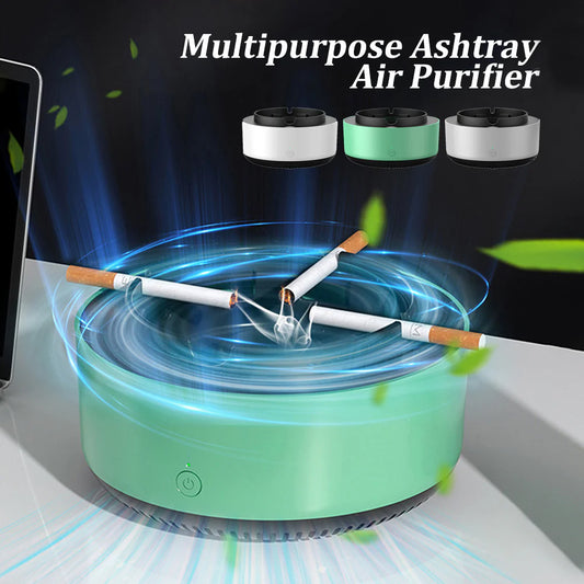 Portable Automatic Anion Air Purifier Ashtray for Smoke Removal in Cars